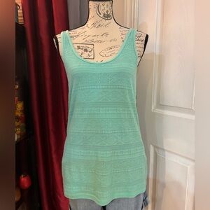 Mossimo Bohemian Mint Green Tank Top